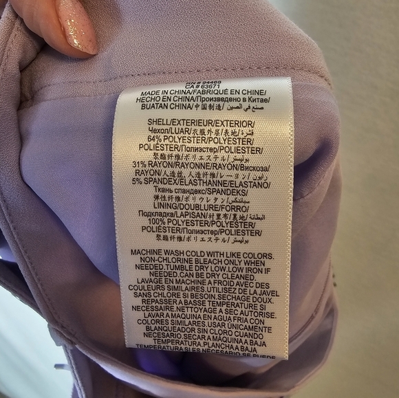 BCBGeneration Lavender Belted Skirt Women's Size 2 NWT - Picture 8 of 12